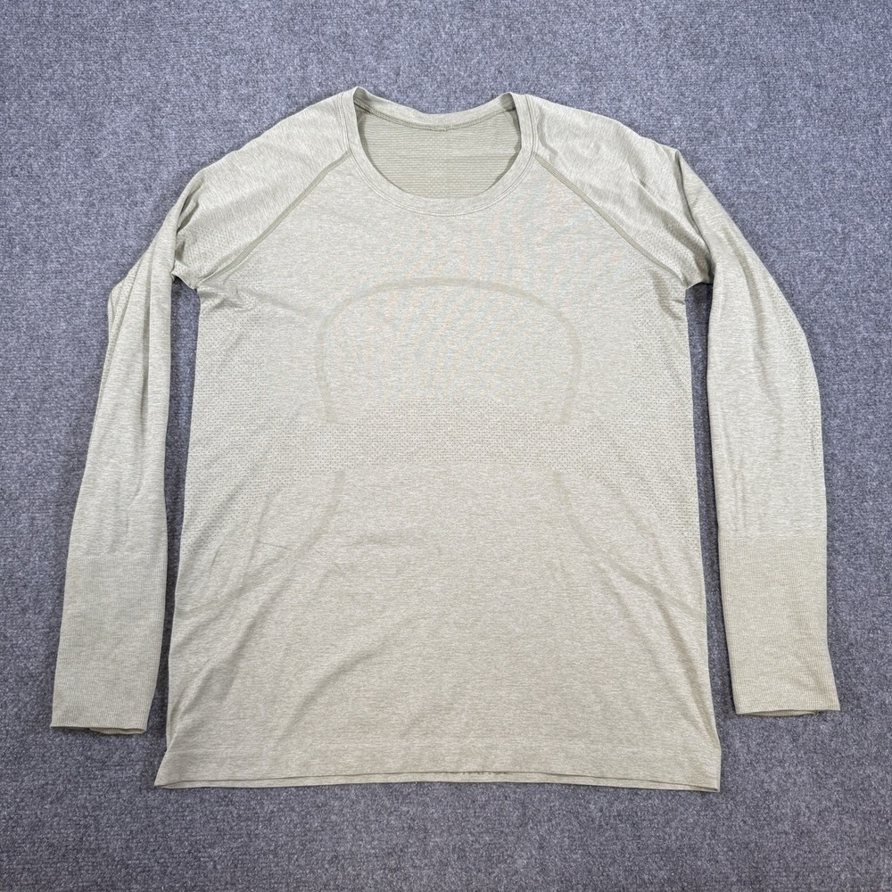 Lululemon Shirt Womens‎ 14 Green Swiftly Tech Long Sleeve Outdoor Gym Athletic